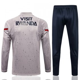 Paris Saint-Germain Tréninkový Mikina Soupravy Čtvrt Zip 2021-22 Šedá